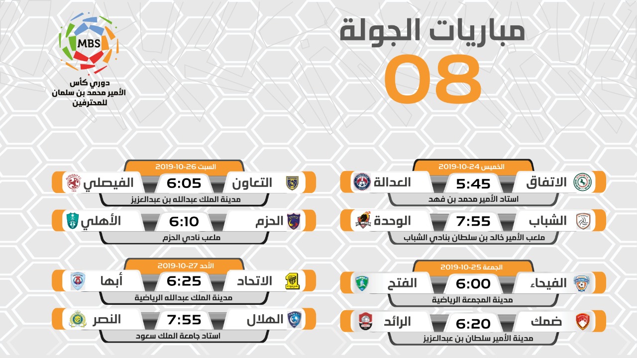 round 8 matches